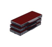 Cartouche d'encrage Trodat 6/55 - Lot de 3 Color rouge