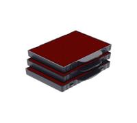 Cartouche d'encrage Trodat 6/58 - Lot de 3 Color rouge