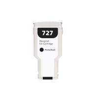 Cartouche d'encre 300ML 727XL, Compatible avec HP | T920 T1500 T930 T1530 T2530 T2500 C1Q12A B3P19A B3P20A B3P21A B3P23A(727-PBK)
