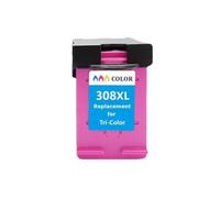 Cartouche d'encre 308XL, Compatible for HP 6120e 6130e 6165e | Compatible For 308XL, 2 Couleurs, Convient Aux 6120e/6130e/6165e 2900, Haut Rendement(1Pack Color)