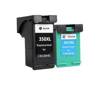 Cartouche d'encre 350XL 351XL Compatible avec imprimante HP 350 351 h-*p350 D4200 D4260 D4263 D4360 J5730 J5780 J5785 J5790 J6410 J6413(1 Set)