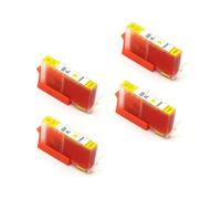 Cartouche d'encre 4 Couleurs avec Puce, Compatible avec HP | 4 pcs for 920XL 920, Officejet 6000 6500 6500A 7000 7500 7500A, noir cyan magenta jaune(4pcs-Yellow)