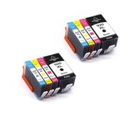 Cartouche d'encre 4 Couleurs avec Puce, Compatible avec HP | 4 pcs for 920XL 920, Officejet 6000 6500 6500A 7000 7500 7500A, noir cyan magenta jaune(920XL-2set)