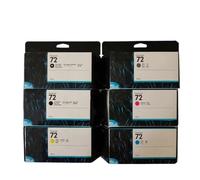 Cartouche d'encre 72 C9403A C9370A C9371A C9372A C9373A C9374A Compatible avec HP T1100 T1100PS T1120 T1120PS T1120SD T1200 T1708 imprimante(C9371A C)