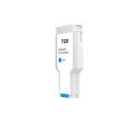 Cartouche d'encre 728 728XL, Compatible avec HP, T730 T830 | Réservoir traceur DesignJet, 300ML/pc 130ML/pc, puce à usage unique, MK PK C M Y GY(C-300ml)