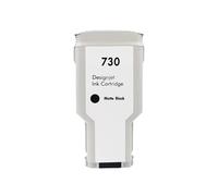 Cartouche d'encre 730XL 300 ML Compatible avec HP-P730 Desig-nJet T1600 T1600dr T1700 T1700dr T2600 T2600dr P2V68A P2V69A P2V70A(MBK)
