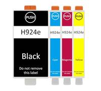 Cartouche d'encre 924E 924XL 924, Compatible for imprimante HP, OfficeJet Pro 8135e 8134e 8132e 8122e 8124e 8125e 8120e 8130e(1Set)