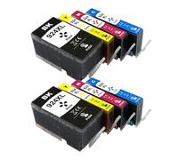 Cartouche d'encre 924XL BK/C/Y/M, Compatible avec HP, 8135e 8134e | 8132e 8122e 8124e 8125e 8120e 8130e cartouches d'encre imprimante(4 Color 2 Set)