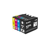 Cartouche d'encre 932XL 933XL compatible avec HP Officejet 6100 6600 6700 7110 7610 7510 7512 7612 H711a H711n H611a les imprimantes(2 SET)