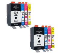 Cartouche d'encre 934XL 935XL pour imprimante HP,compatible avec 934 935 XL pour Gardens 934 OffSTRjet pro 6230 6830 6835 6812 6815 6820 - Type 2 SET