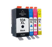 Cartouche d'encre 934XL 935XL pour imprimante HP,compatible avec 934 935 XL pour Gardens 934 OffSTRjet pro 6230 6830 6835 6812 6815 6820 - Type 1 SET