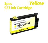 Cartouche d'encre 937e,Compatible avec HP Officejet pro 9110B 9120B 9130b 9720 9730 9110e 9120e 9130e 9720e 9730e 937e-1pcs-Y