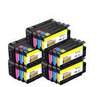 Cartouche d'encre 962 963XL 964 965XL Compatible avec imprimante HP OfficeJet Pro 9010 9012 9016 9018 9019 9020 9026 9028 9029 9015(962 963 964 965-5set)