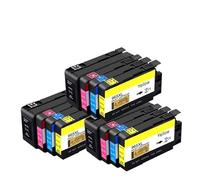 Cartouche d'encre 962 963XL 964 965XL Compatible avec imprimante HP OfficeJet Pro 9010 9012 9016 9018 9019 9020 9026 9028 9029 9015(962 963 964 965-3set)