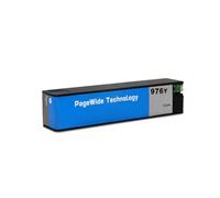 Cartouche d'encre 976Y avec Puce, Compatible for HP | Imprimante multifonction Pro 552DW 552DN 577DW 577Z P55250DW P57750DW(Cyan)