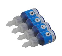 Cartouche d'encre à Colorant Rechargeable for imprimantes Brother BTD60BK BT5000/5001/5009, Compatible avec Les modèles DCP-T300 T310/DCP-T500W/DCP-T700W/MFC-T800W(4pcs-c)