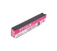 Cartouche d'encre à Jet d'encre Couleur Premium, Compatible CF970 970XL 971XL for HP970, Compatible for imprimante HP Officejet Pro X451dn X451dw X476dnMFP(1PCS Magenta)