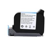 Cartouche d'encre à solvant à Haute adhérence, à séchage Rapide, adaptée au modèle général Non chiffré d'imprimante à Jet d'encre pour Le Texte, la Date, Le Code-Barres, l'heure, e(White)