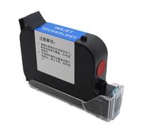 Cartouche d'encre à solvant écologique S127, Remplacement Compatible avec imprimante Portable, codeur de Pistolet, 600DPI, Hauteur d'impression 1/2 Pouces, 12.7mm, Compatible(Solvent Based Red)