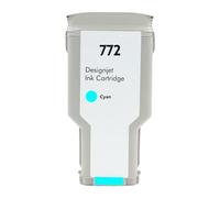 Cartouche d'encre A772 for imprimante 8 Couleurs, 300ml, Compatible avec HP CN629A 630A 631A 632A 633A 634A 635A 636A (avec Puce)(Cyan-300ML)