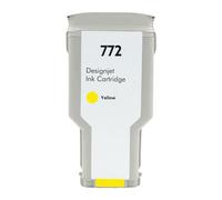 Cartouche d'encre A772 for imprimante 8 Couleurs, 300ml, Compatible avec HP CN629A 630A 631A 632A 633A 634A 635A 636A (avec Puce)(Yellow-300ML)