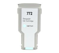 Cartouche d'encre A772 for imprimante 8 Couleurs, 300ml, Compatible avec HP CN629A 630A 631A 632A 633A 634A 635A 636A (avec Puce)(Light Cyan -300ML)