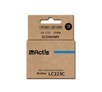 Cartouche d'encre - ACTIS - KB-223C - Compatible Brother LC223C - Couleur Cyan - 10 ml