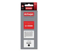 Cartouche d'encre Activejet AC-G490Bk (Remplacement de Canon GI-490BK ; Suprême ; 135 ml ; 6000 pages, bl.