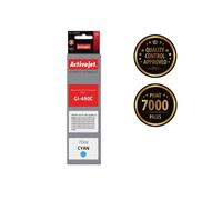 Cartouche d'encre Activejet AC-G490C (Remplacement pour Canon GI-490C ; Supreme ; 70 ml ; 7000 pages, cyan)