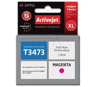 Cartouche D'Encre Activejet Ae-34mnx (remplacement Pour Epson 34xl T3473 Supreme 14 Ml Magenta)