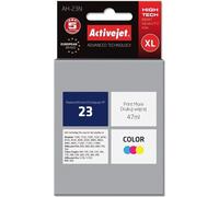 Cartouche d'encre Activejet AH-23N (Remplacement pour HP 23 C1823D ; Suprême ; 47 ml ; couleur)