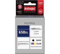 Cartouche d'encre Activejet AH-M650RX (Remplacement pour HP 650 CZ101AE/CZ102AE ; Premium ; 1 x 20 ml, 1 x