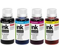 Cartouche d'encre alternative COLORWAY pour CANON / GI-490/ G1400/ G2400/ G3400/ 4x 100ml Multipack