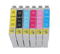 Cartouche d'encre BK C M Y LC LM 6 couleurs, accessoire d'impression pour documents en papier Photo T0821N T0822N T0823N T0824N T0825N T0826N