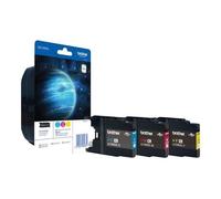 Cartouche d'encre BROTHER LC-1280 - Pack de 3 - Cyan, Magenta et Jaune - Très haute capacité