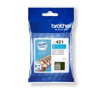 Cartouche d'encre Brother LC-421C / LC421C cyan, 200 pages