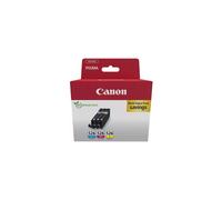 Canon CLI-526 Lot de 3 Cartouches d'encre Authentiques (Cyan, Magenta, Jaune) - Carton de sécurité Multipack