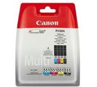 Canon Multipack de cartouches d'encre CLI-551 BK/C/M/Y