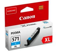 Canon Cartouche d'encre CLI-571C XL Cyan Originale à rendement élevé 680 pages 0332C004