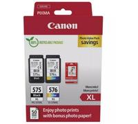 Cartouche d'encre CANON Pack de 2 Originales XL (PG-575 Noir + CL-576 Couleur) - 5889C005