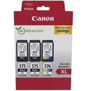 Cartouche d'encre CANON Pack de 3 Originales XL (2x PG-575 Noir + 1x CL-576 Couleur) - 5889C007