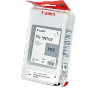 ️ Cartouche d'encre CANON PFI-106PGY Original Neuf Gris Date: 08/2017 ️