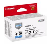 Cartouche d'encre CANON PFI-4100C CYAN pour imprimante imagePROGRAF PRO-1100 (80ml)