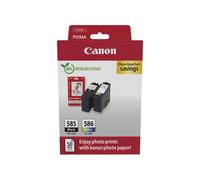 Cartouche d'encre CANON Pack de 2 Originales PG-585/CL-586 Noir et Couleur - 4106C004