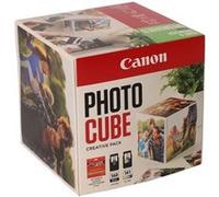 Cartouche d'encre Canon PG560/CL561 Photo Cube White/Green + PP-201 Blanc et Vert noir ; cyan ; magenta ; jaune G