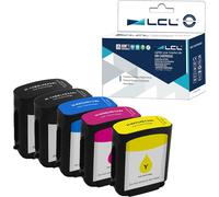 Cartouche D'Encre Compatible 10 C4844A 82 C4911A C4912A C4913A¿5-Pack 2Noir 1Cyan 1Magenta 1Jaune¿ Remplacement Pour Hp Designjet 500/500Ps /500Plus/ 800/800Ps/815/815Mfp[ENC944284]