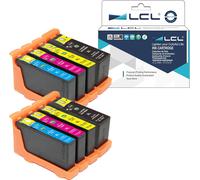 Cartouche d'encre Compatible 100XL 105XL 108XL (2Noir 2Cyan 2Magenta 2Jaune) Remplacement pour LEXMARK Impact S300 S301 S302 S305 S308 S402 S405 S408 S409 Intuition S502 S505 S508 S605 S608