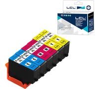 Cartouche D'Encre Compatible 202 202Xl C13T02H24010 C13T02H34010 C13T02H44010 (2Cyan 2Magenta 2Jaune) Remplacement Pour Epson Expression Premium Xp-6000 Xp-6005 Xp-6100[ENC941889]