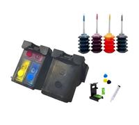 Cartouche d'encre Compatible 302XL HP302, Compatible avec Deskjet 1110 Officejet 3830 3832 3835 4650 4652 4655 4658 5220 5230 5255 5258(1 Set 302XL and Ink)