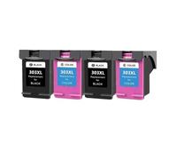 Cartouche d'encre Compatible 303XL for Imprimante HP 303 - Accessoires De Remplacement - Compatible avec HP Envy Photo 6220, 6230, 6232, 6234, 7130, 7134, 7830(2Black 2Color)